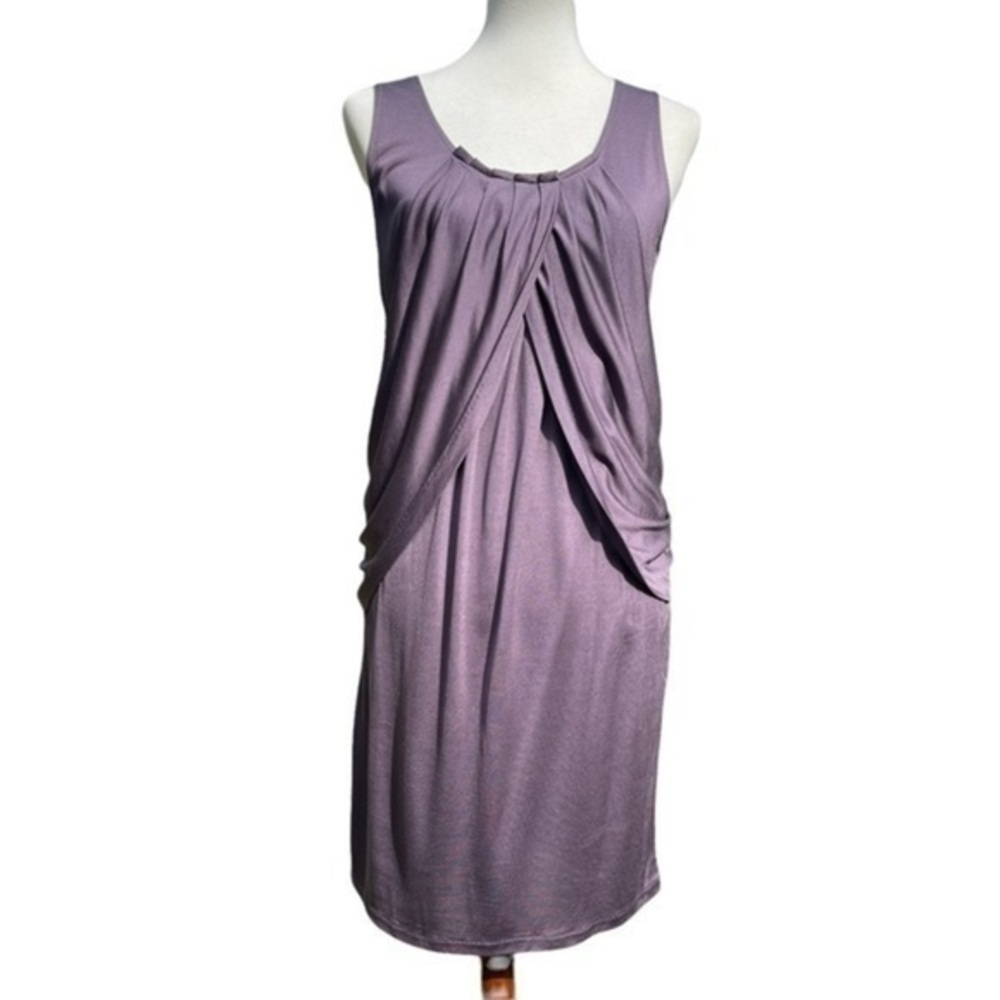 Barney’s New York CO-OP Drape 100% Spun Silk Spring Wedding Guest Dress Size L
